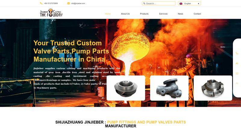 Valve Parts Manufacturing,Pump Parts Manufacturers in China - Jinjieber