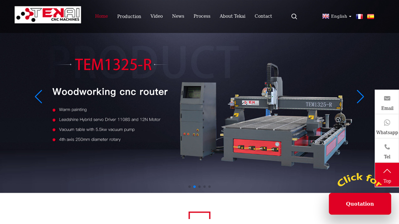 Cnc Router, Wood Cnc Router, Fiber Laser Cutting Machine - Tekai